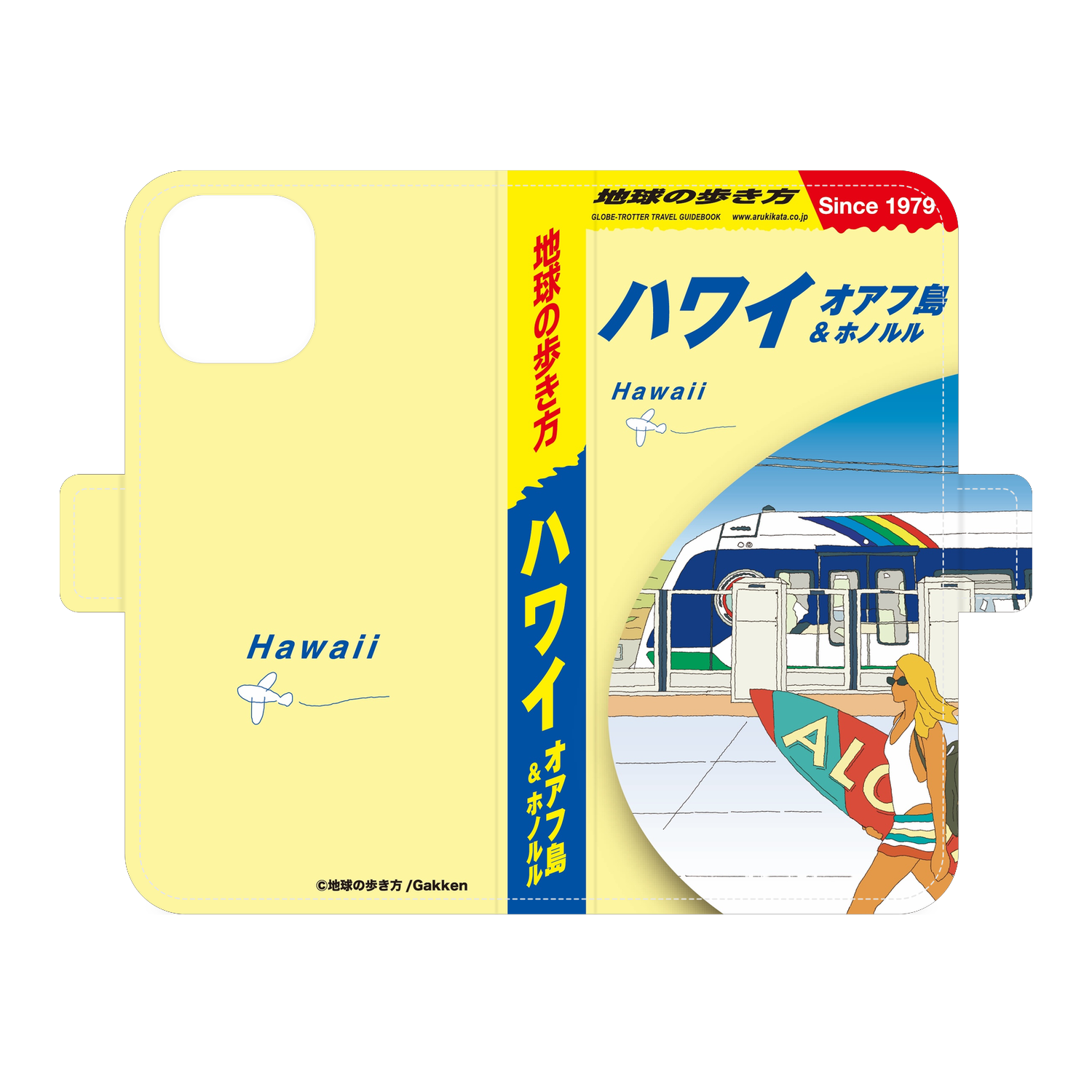 地球の歩き方 ハワイ オアフ島＆ホノルル 手帳型スマホケース｜iPhone 11 Pro