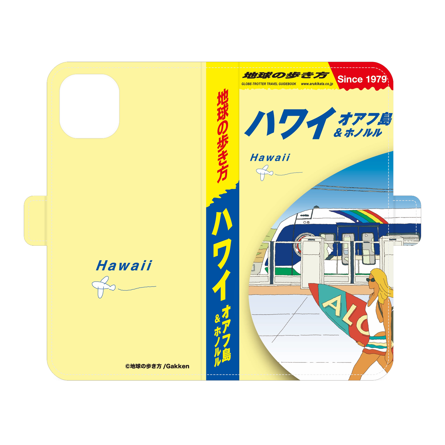 地球の歩き方 ハワイ オアフ島＆ホノルル 手帳型スマホケース｜iPhone 11 Pro Max