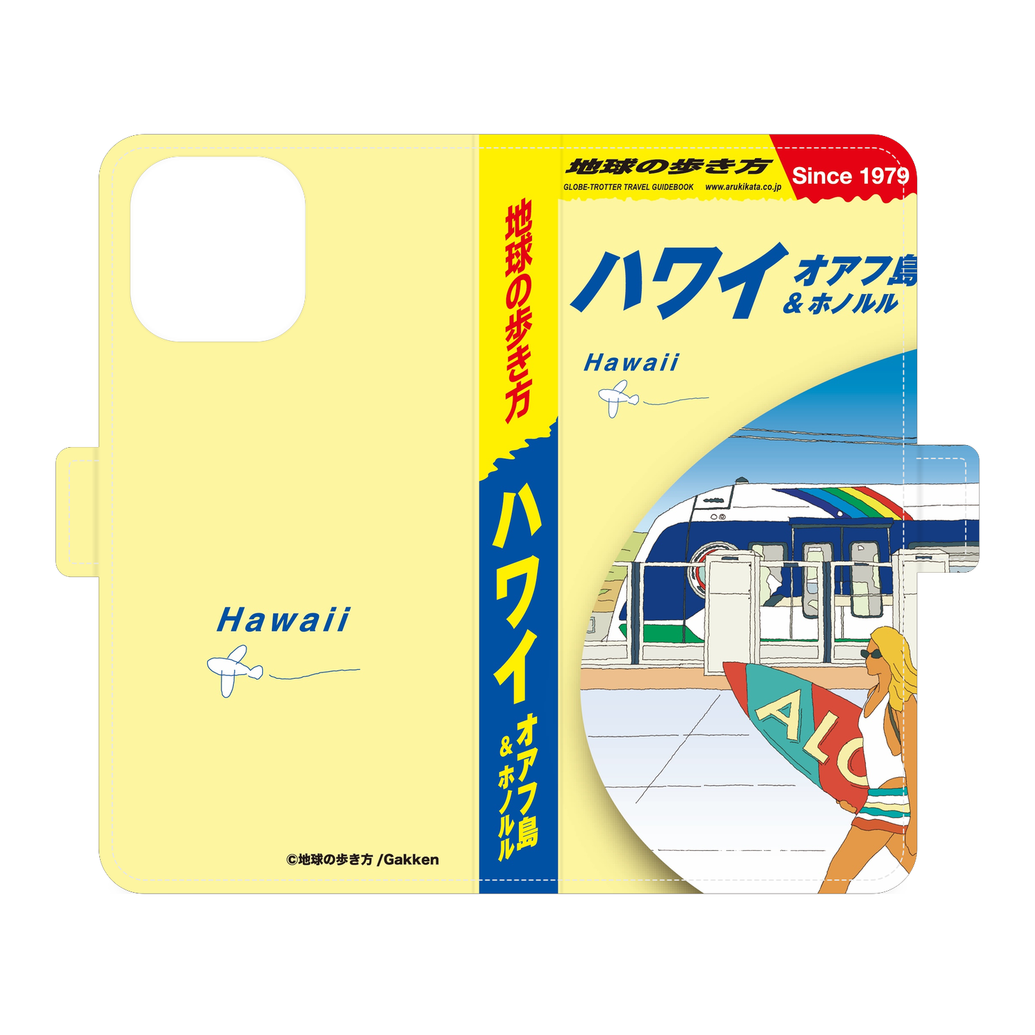 地球の歩き方 ハワイ オアフ島＆ホノルル 手帳型スマホケース｜iPhone 12 Pro Max