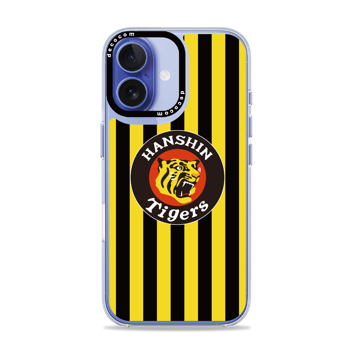 伝統の縦縞×丸虎エンブレム｜阪神タイガース 着せ替えスマホ™｜iPhone 16