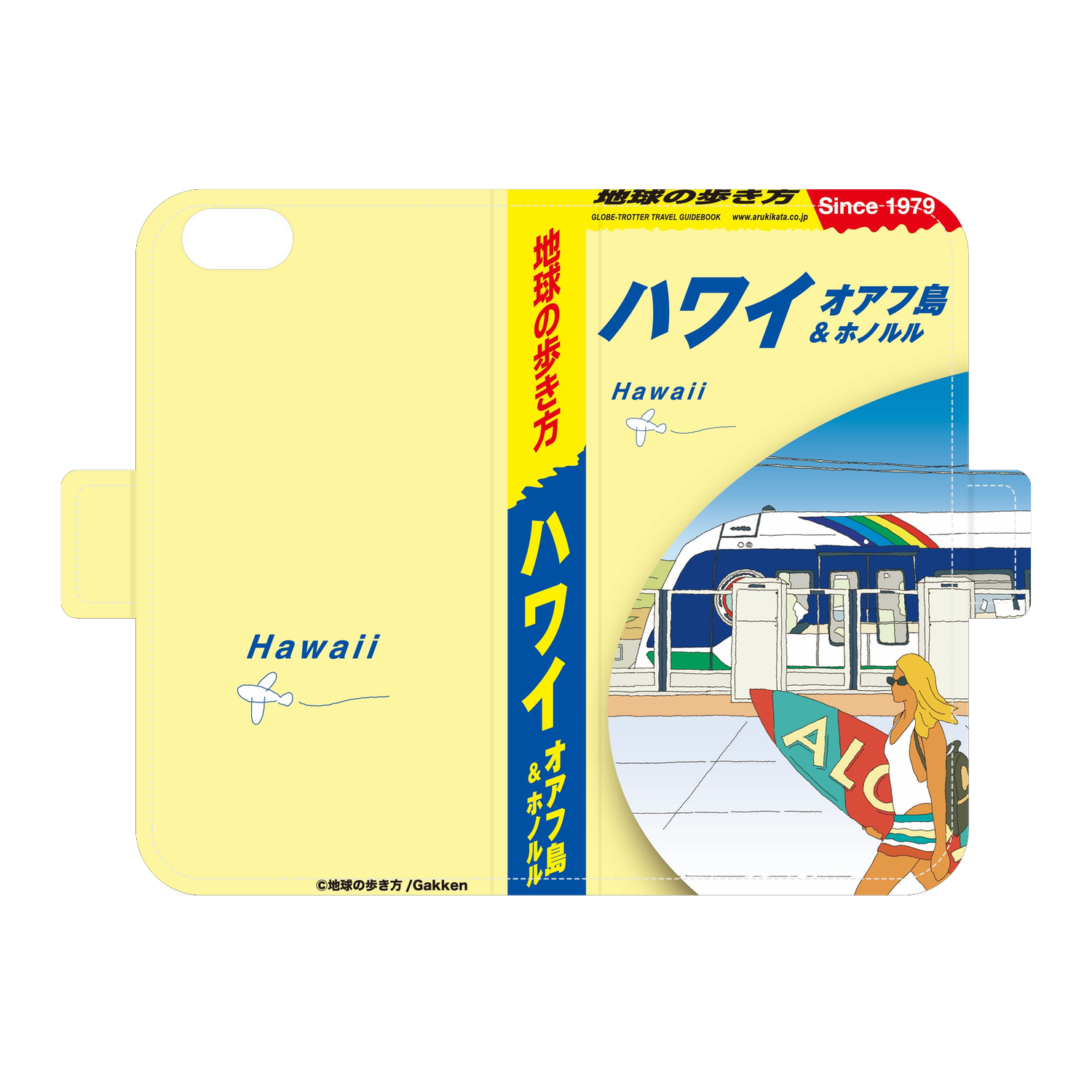 地球の歩き方 ハワイ オアフ島＆ホノルル 手帳型スマホケース｜iPhone 5