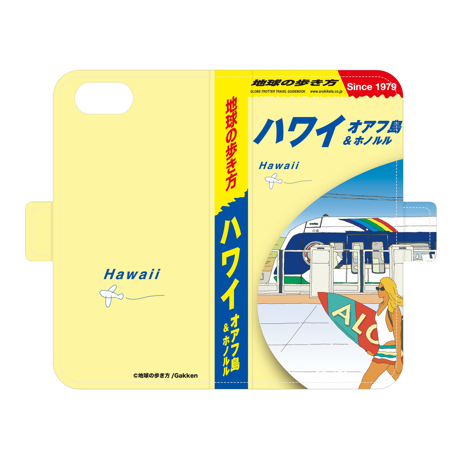 地球の歩き方 ハワイ オアフ島＆ホノルル 手帳型スマホケース｜iPhone SE（第2世代）